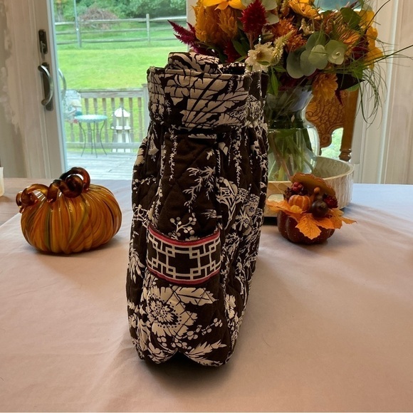 Vera Bradley pagoda print shoulder bag/brown - Picture 3 of 6